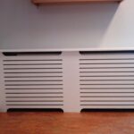 Extra stevige radiatorombouw gemaakt en geplaatst. Afbeelding 1