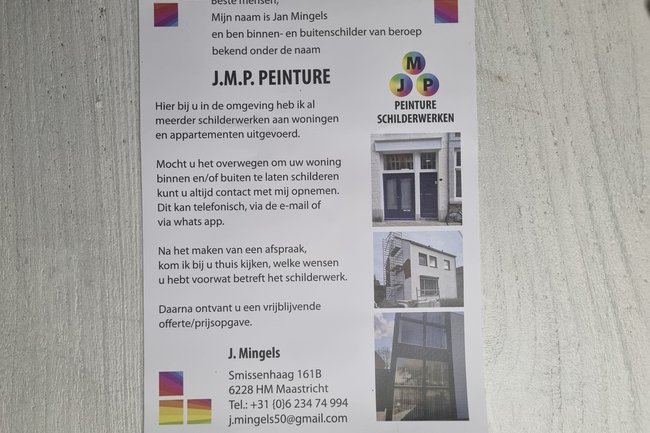 JMP Peinture schildersbedrijf Logo