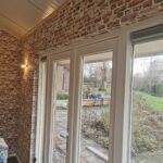 behangwerk van een nieuw tuinhuis Afbeelding 1