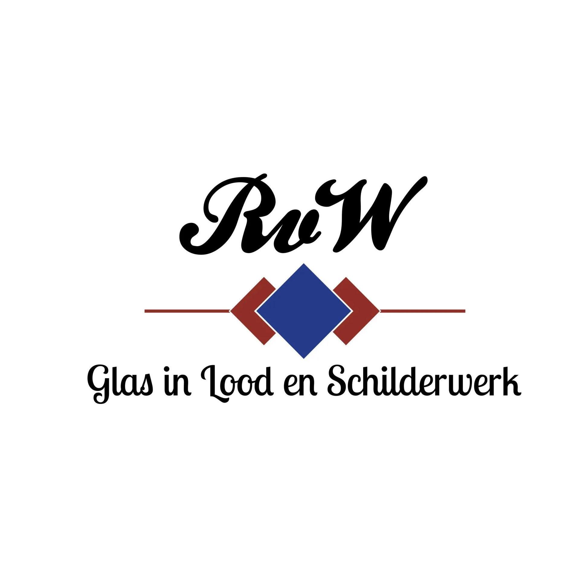 RvW Glas in Lood en Schilderwerk Logo