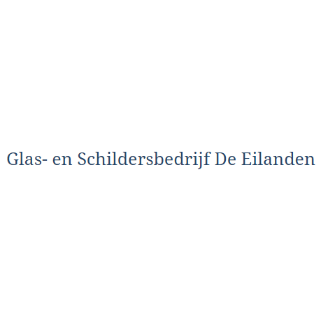 De Eilanden Glas- en Schildersbedrijf Logo