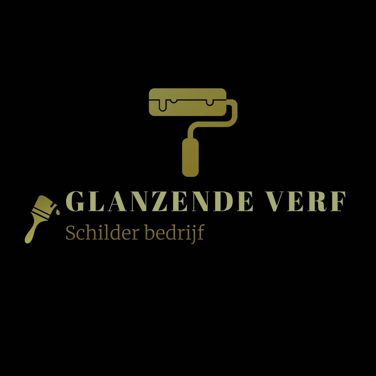 Glanzende verf Logo