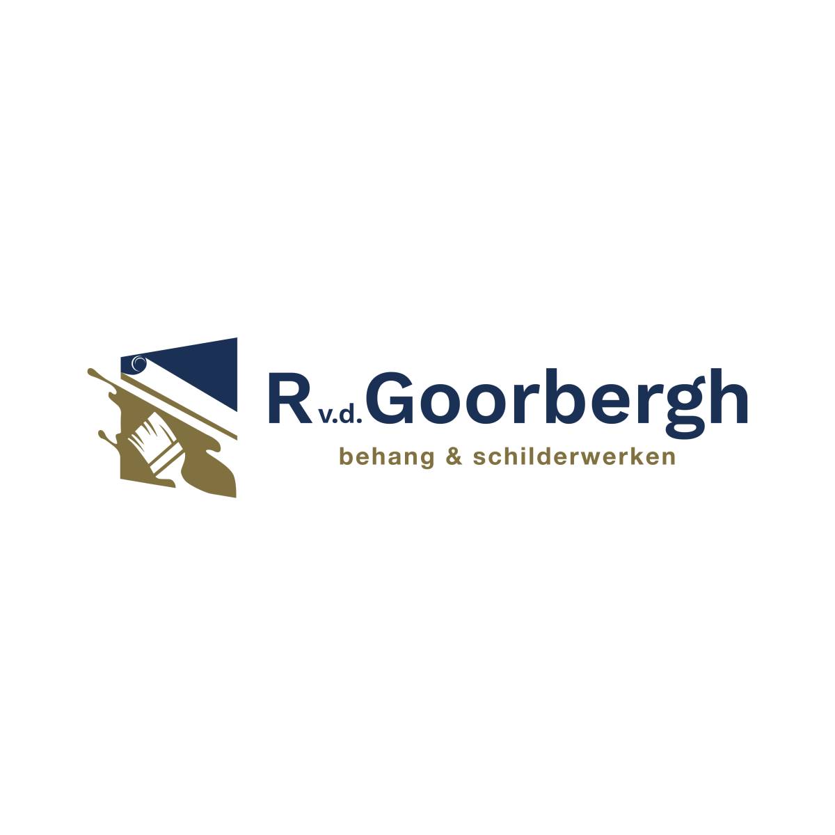 R v.d. goorbergh behang en schilderwerken Logo