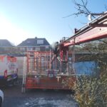 Glas zetten met Hoogwerker we doen het HR ++ Afbeelding 1