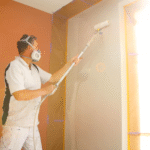Latex spuiten wanden en plafond Afbeelding 1