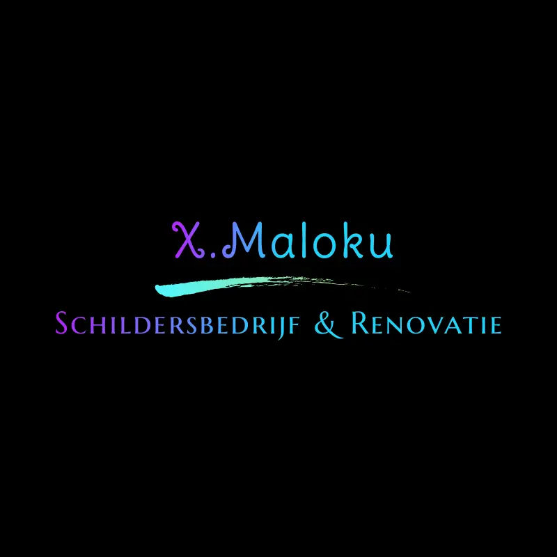 X.Maloku Schildersbedrijf & Renovatie Logo