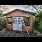 Tuinhuis beitsen Afbeelding 1